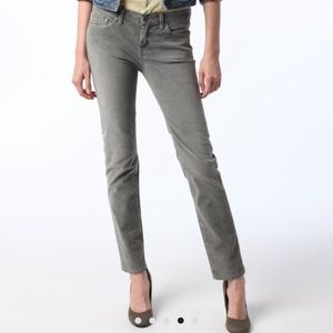 BDG Corduroy ankle cigarette Pant -grey